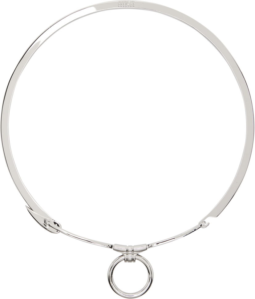 Halskæde Maison Margiela MM6 Maison Margiela Keychain Choker Metalisk | SM7UU0077 P7352