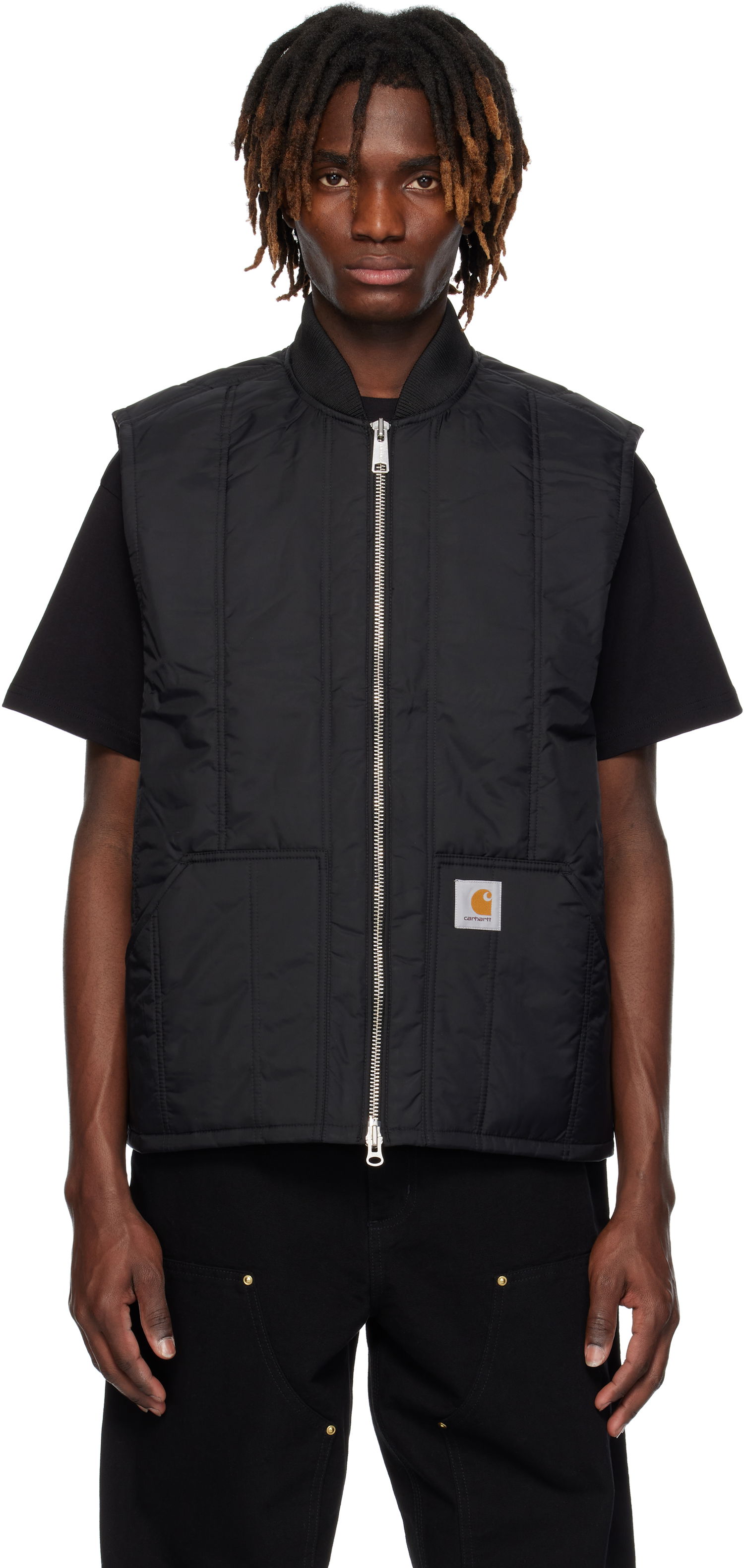Vest Carhartt WIP Lachlan Liner Vest Sort | I034387, 0
