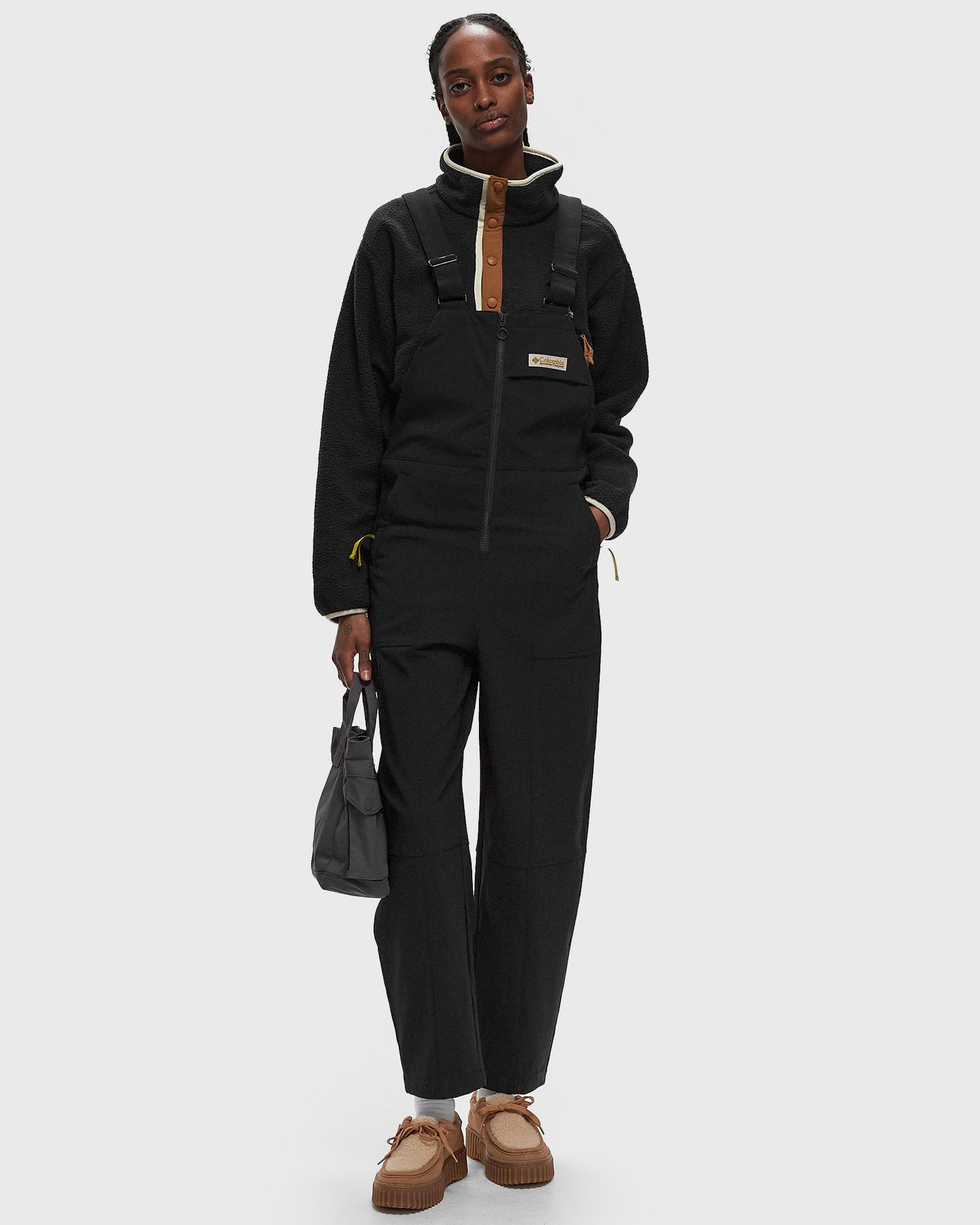 Jumpsuit Columbia Wallowa Softshell Overal Casual Pants L Sort | 2090911010, 1