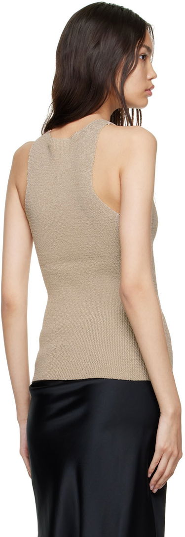 Tanktop Helmut Lang Taupe Polyester Tank Top Beige | M04HW706, 2