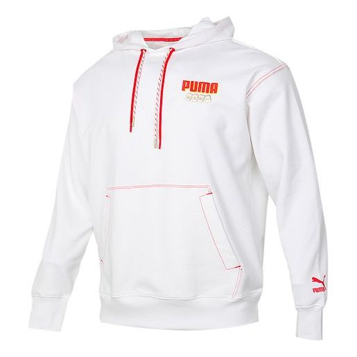 Sweatshirt Puma YOTOX Hoodie Hvid | 531295-02