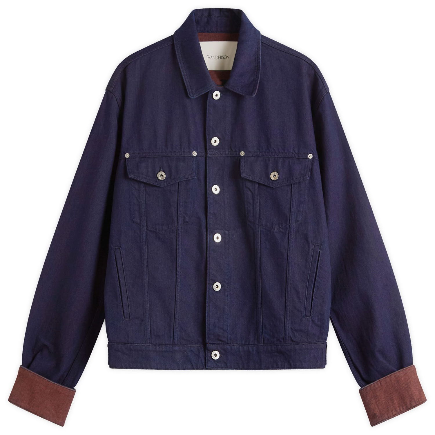 Jakke JW Anderson JW Anderson Turn Up Cuff Jacket Blå | DJ0044-PG1836-807, 0