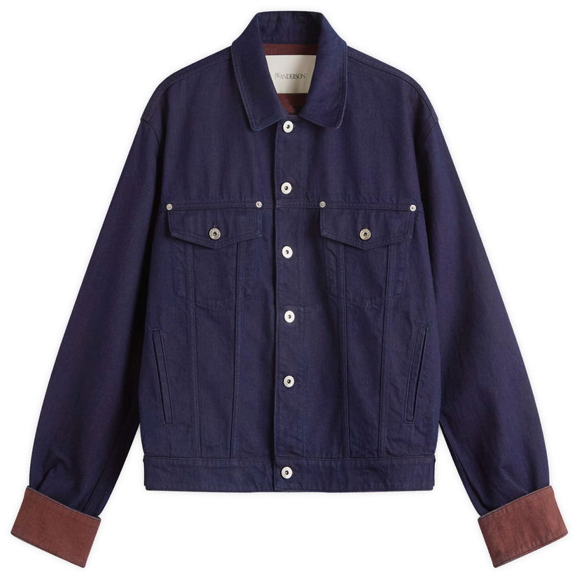 Jakke JW Anderson JW Anderson Turn Up Cuff Jacket Blå | DJ0044-PG1836-807
