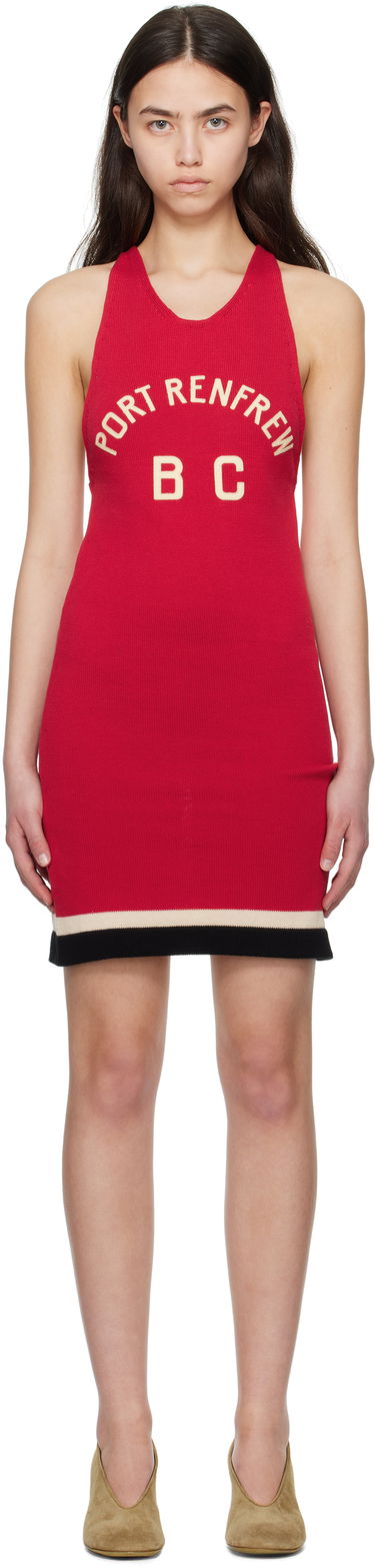 Kjole Bode Bode Port Knit Minidress Rød | WRS25KT029, 0