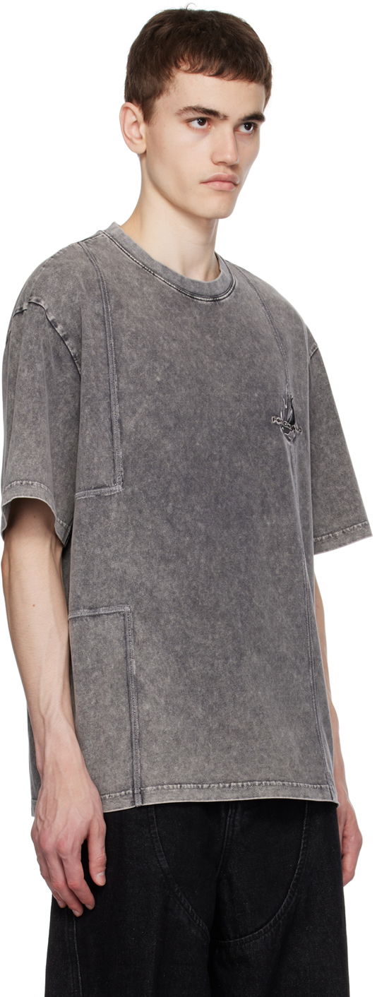 T-shirt Feng Chen Wang Feng Chen Wang Faded T-Shirt Grå | FMF16TS02, 1