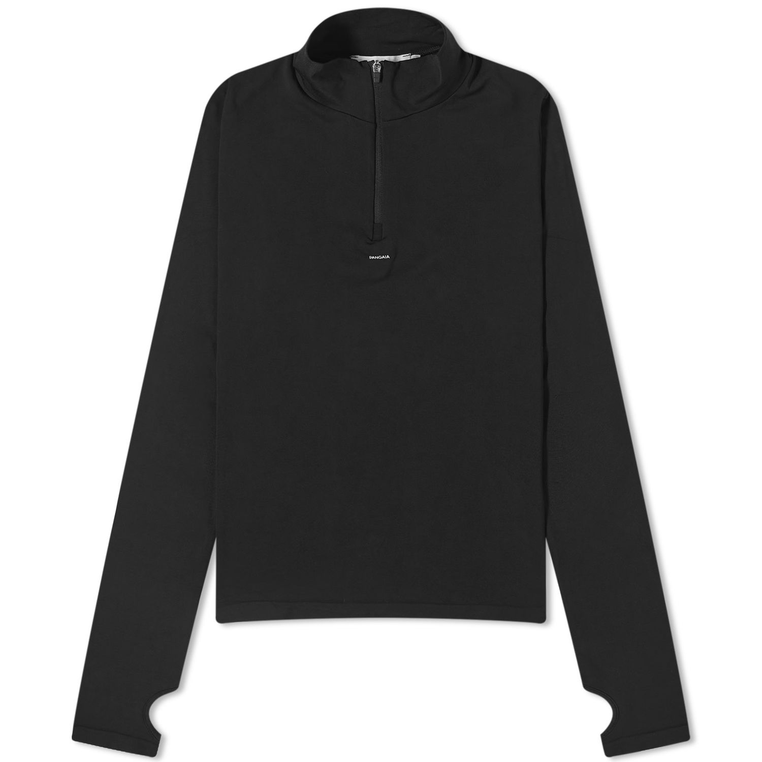 Sweatshirt PANGAIA Motion Low Impact Half Zipped Top Sort | 100015229868, 0