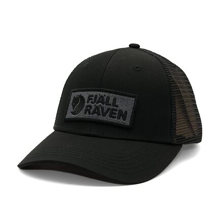 Kasket FJÄLLRÄVEN Fjallraven Stacked Långtradarkeps Trucker Cap L/XL Sort | F13100182-550, 0