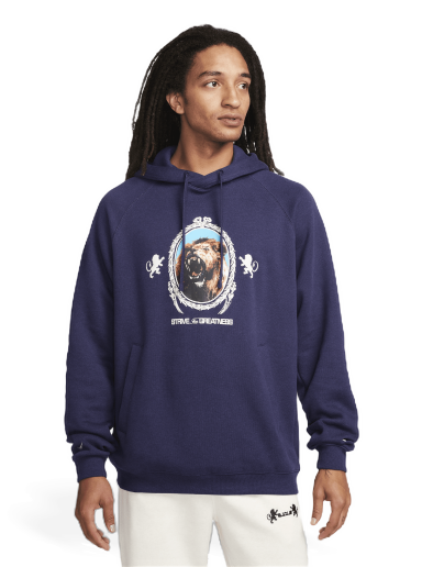 Sweatshirt Nike LeBron Pullover Fleece Hoodie Mørkeblå | FB7123-555