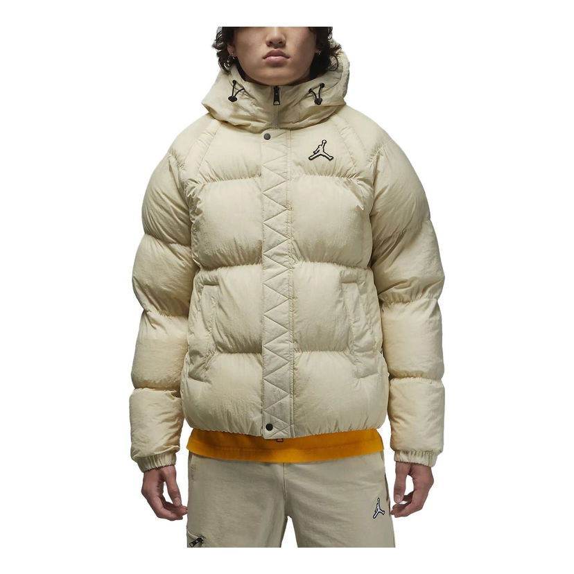 Puffer jakke Jordan Essentials Padded Jacket Beige | DQ7349-206