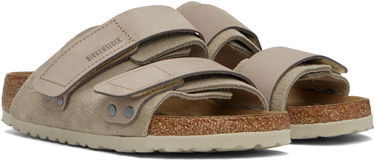 Sneakers og sko Birkenstock Uji Narrow Suede Sandals Beige | 1025695, 3