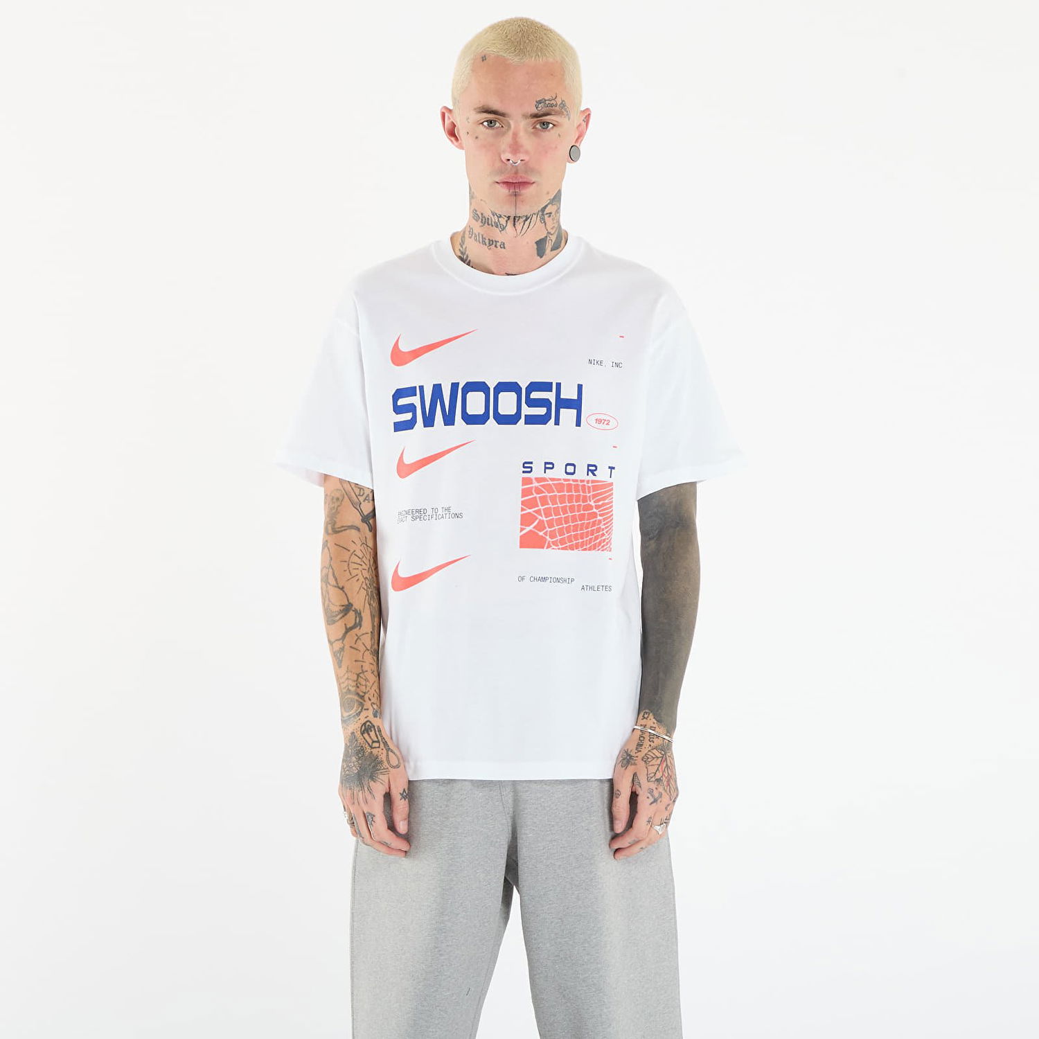 T-shirt Nike NSW Graphic T-shirt SWOOSH SPORT Hvid | HV0162-100, 0