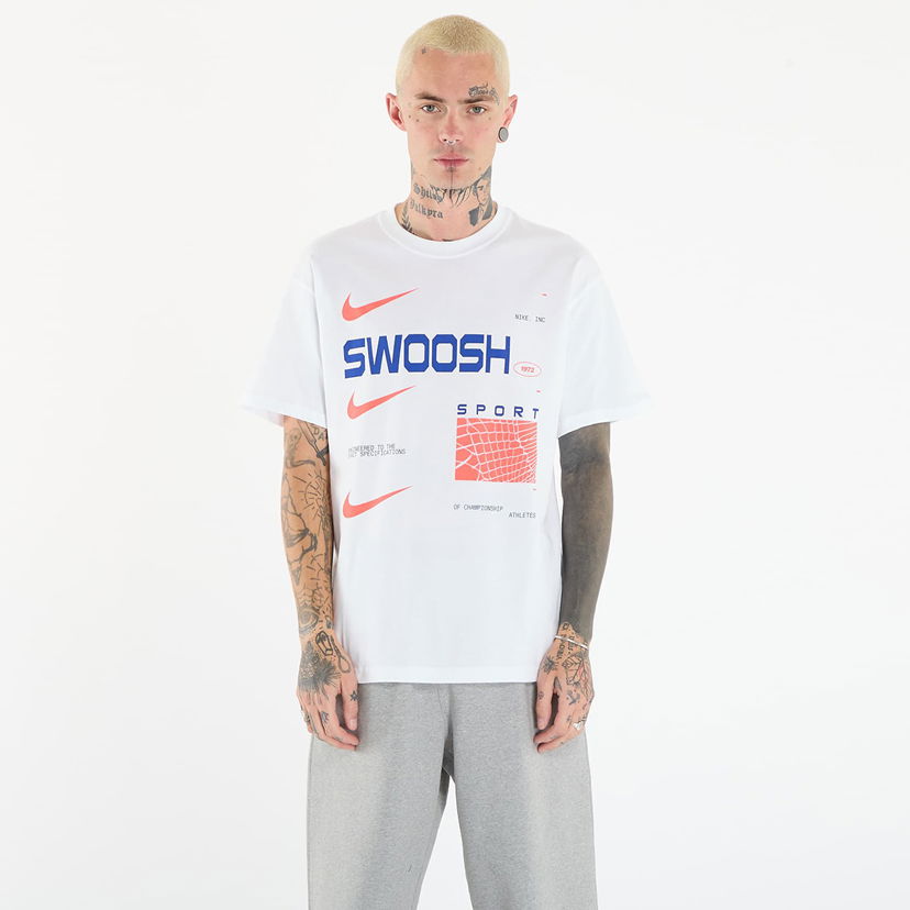 T-shirt Nike NSW Graphic T-shirt SWOOSH SPORT Hvid | HV0162-100