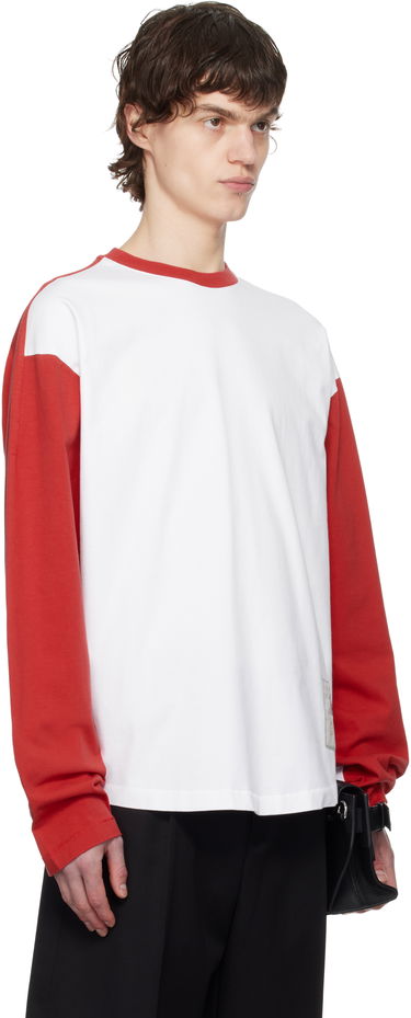 T-shirt Jacquemus Jacquemus La Croisière Baseball Long-Sleeve T-Shirt Hvid | 25E255JS299-2003, 4