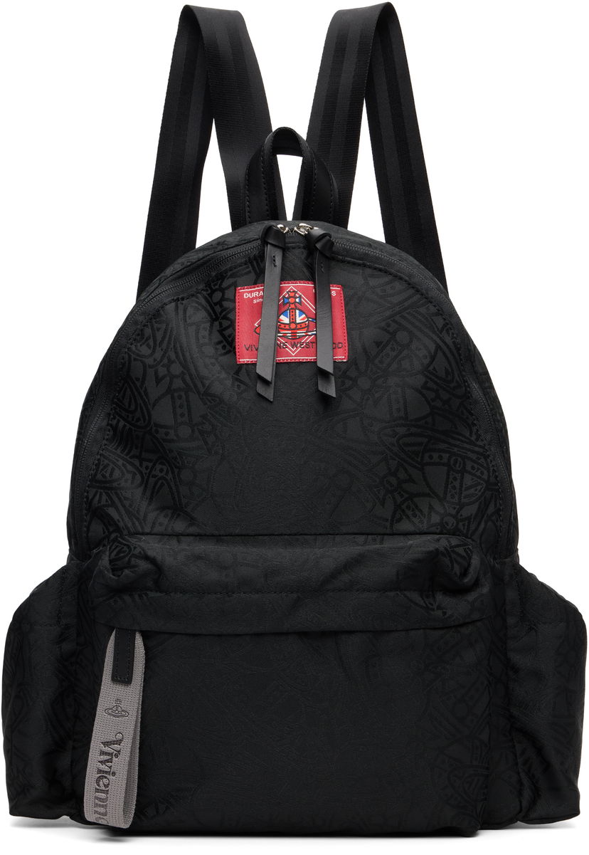 Rygsæk Vivienne Westwood Vivienne Westwood Tangled Orb Jacquard George Backpack Sort | 4A020006U-W016Q-