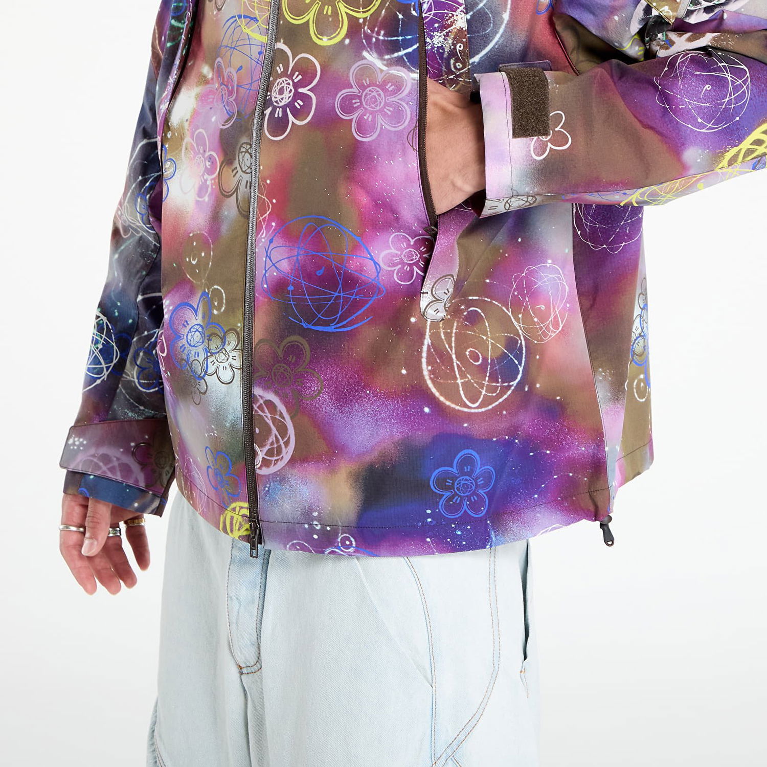 Vindjakke KENZO KENZO x FUTURA 2000 Short Windbreaker Flerfarvet | FF65BL1779ND.50, 1