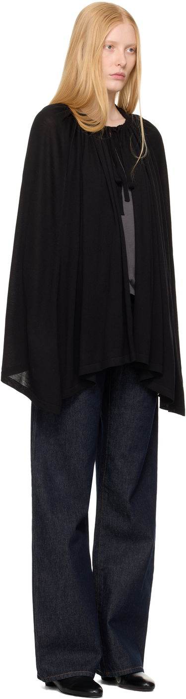 Jakke TOTEME TOTEME Drawstring Cape Sort | 252-WRT0551-YA0190, 1