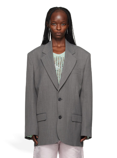 Frakker Acne Studios Single-Breasted Blazer Grå | BH0180-
