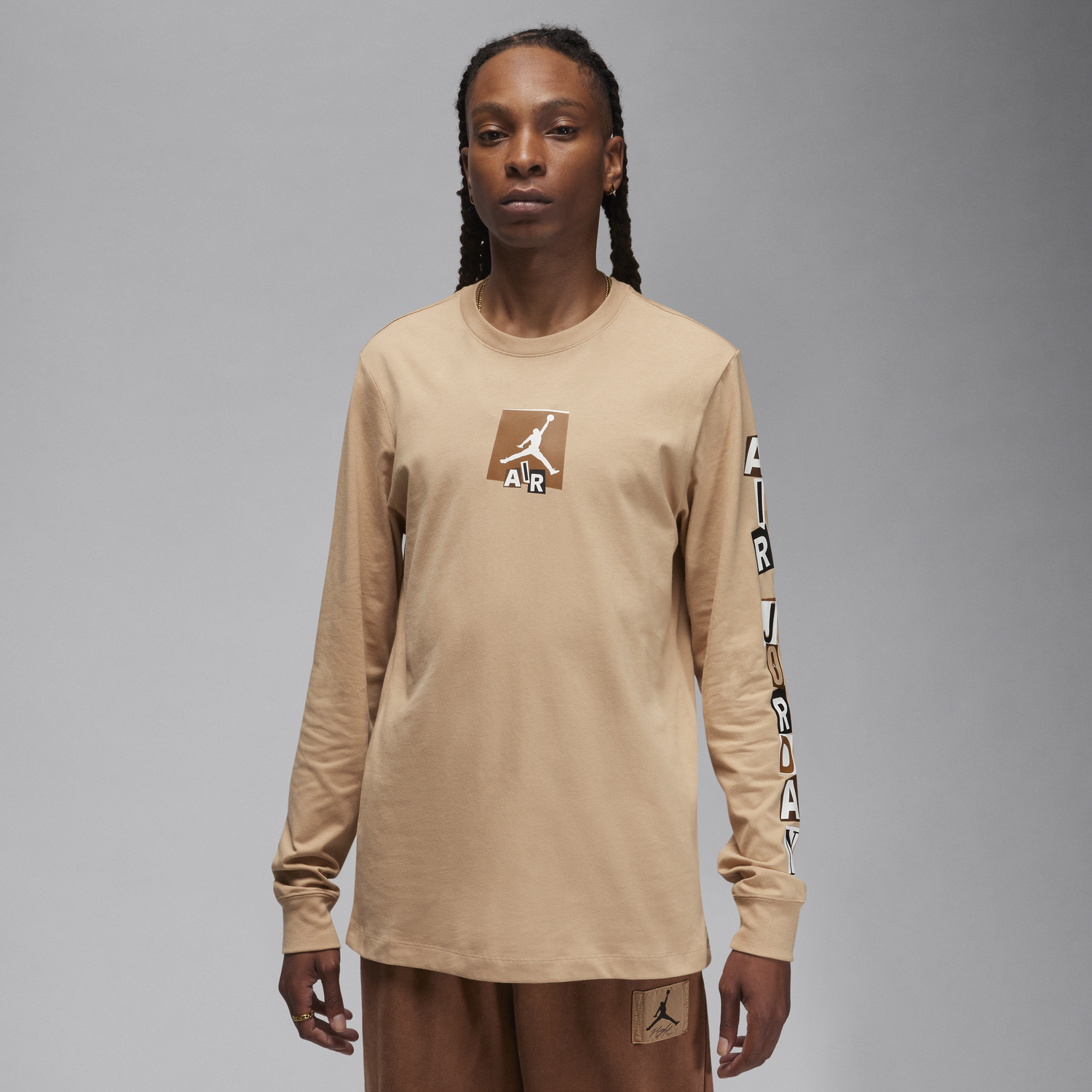 Sweatshirt Jordan Graphic T-shirt Beige | FD7017-200, 0