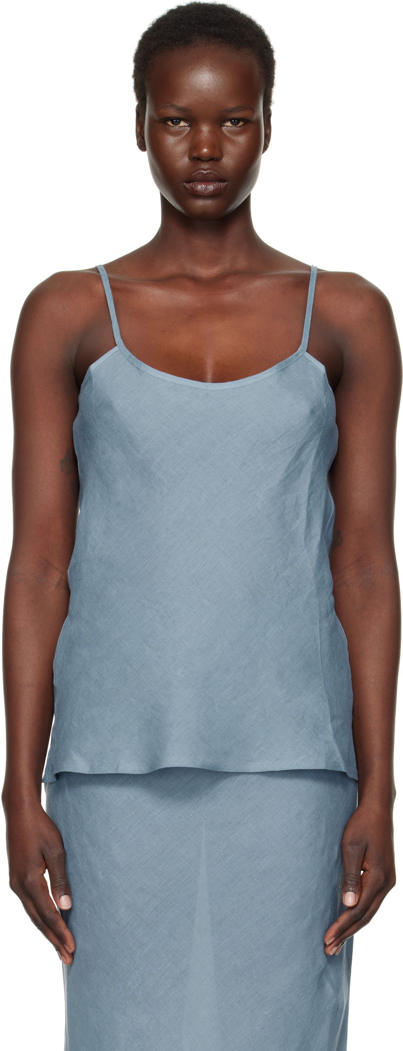 Tanktop Baserange Baserange Dydine Camisole Top Blå | TODY-SL-SP25
