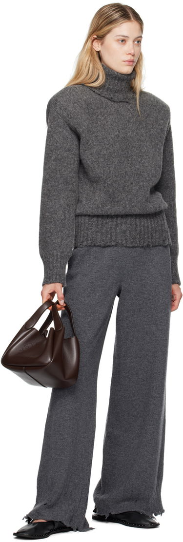Bukser Stella McCartney Flared High-Rise Trousers Grå | 6K08783S2523, 3