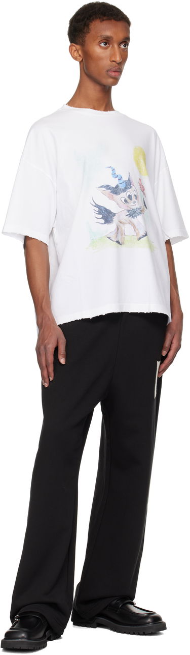 T-shirt We11done Monster Pony Graphic T-Shirt Hvid | WD-TT3-24-781-U-WH, 3