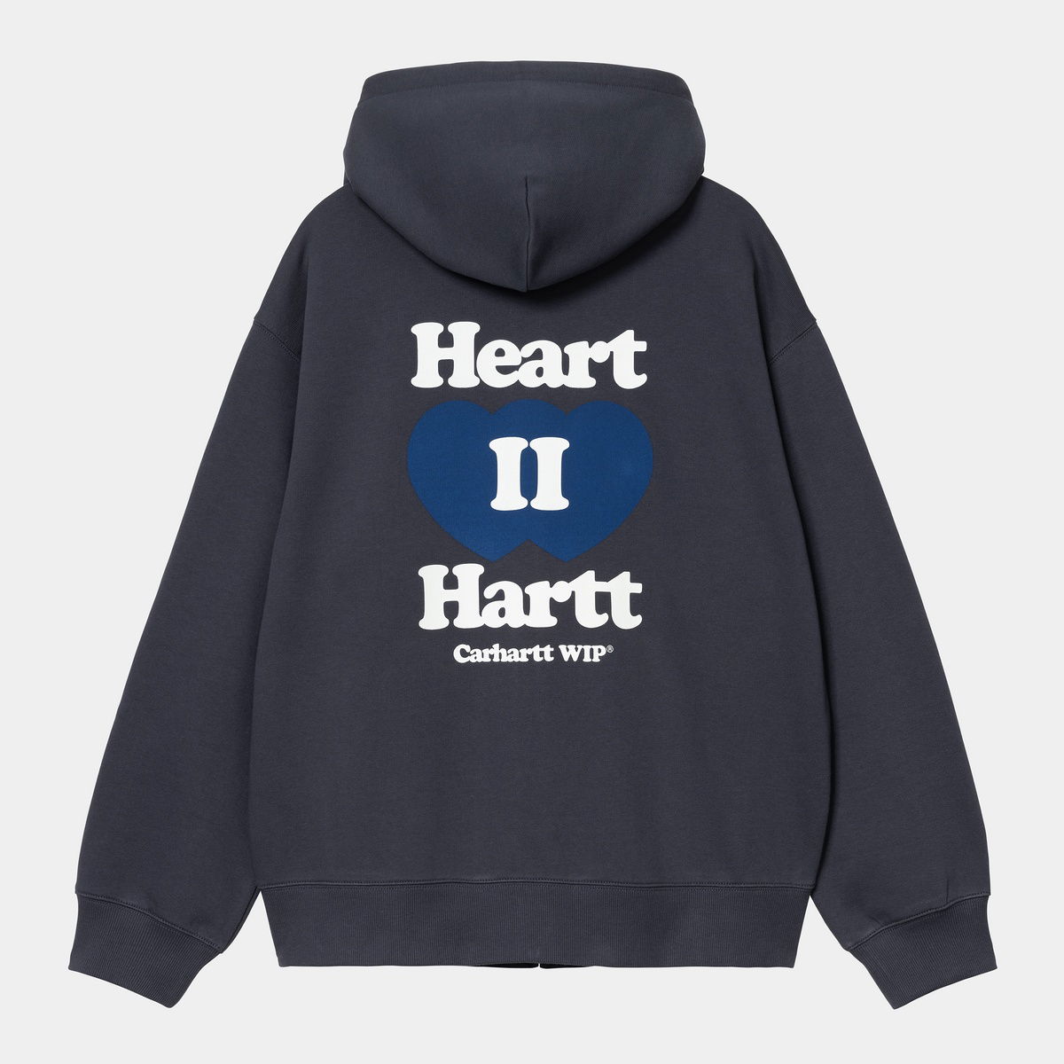Sweatshirt Carhartt WIP Hooded Heart II Hartt Sweat Jacket Mørkeblå | I035176_7, 1