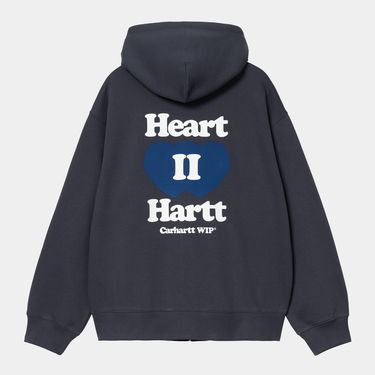 Sweatshirt Carhartt WIP Hooded Heart II Hartt Sweat Jacket Mørkeblå | I035176_7, 1