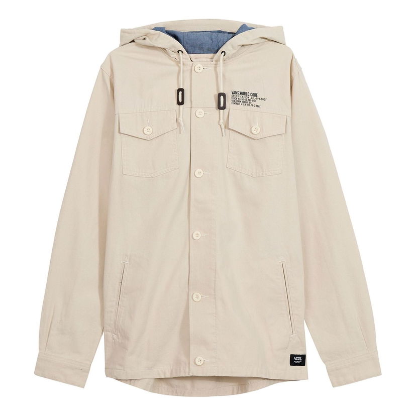 Parka Vans Casual Hooded Jacket Beige | VNOA36JL2N1