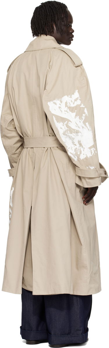 Trenchcoat HED MAYNER Hed Mayner Painted Trench Coat Beige | HMMB10004S-HB180, 2