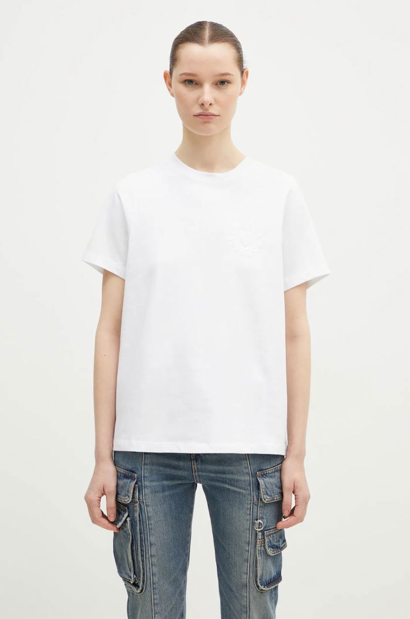 T-shirt Fiorucci White Cotton T-Shirt Hvid | W01FPTSH101CJ01WH06