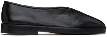 Sneakers og sko LEMAIRE LEMAIRE Flat Piped Slippers Sort | FO0006 LL0023, 0
