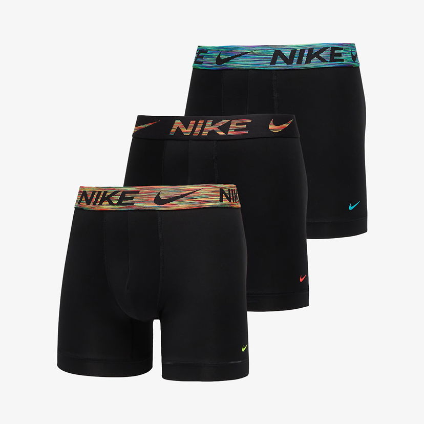 Boksere Nike Dri-FIT Boxer Brief 3-Pack Sort | 0000KE1157-2U8