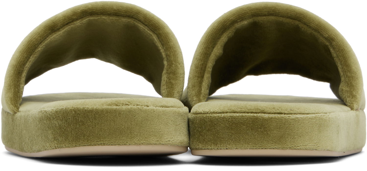Tøj The Row The Row Pillow Slippers Grøn | F1610-L255, 1