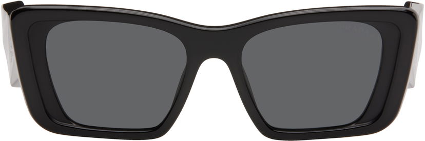 Solbriller Prada Thick Cat Eye Acetate Sunglasses Sort | 0PR 08YS 8056597517430