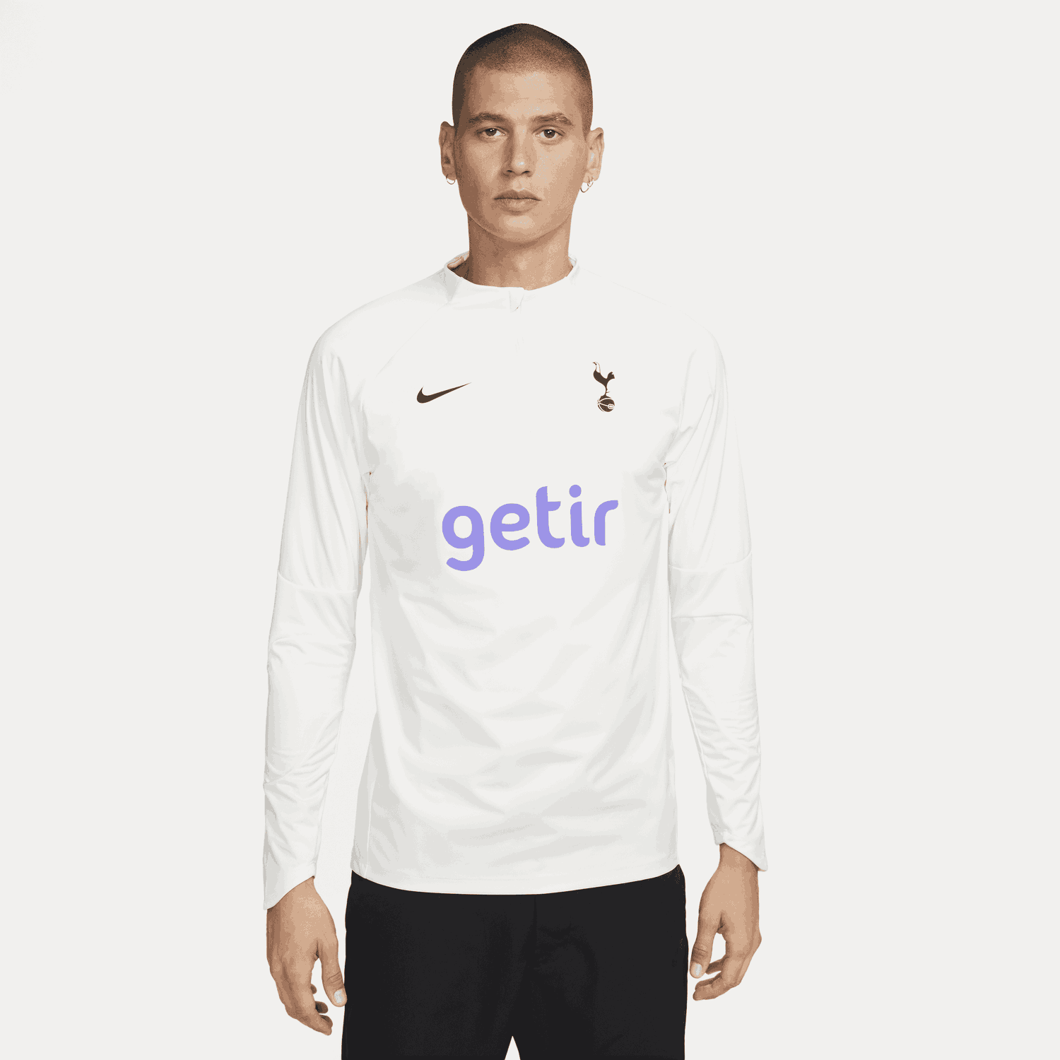 T-shirt Nike tréninkové tričko Storm-FIT Tottenham Hotspur Strike Winter Warrior Hvid | FB6971-133, 0