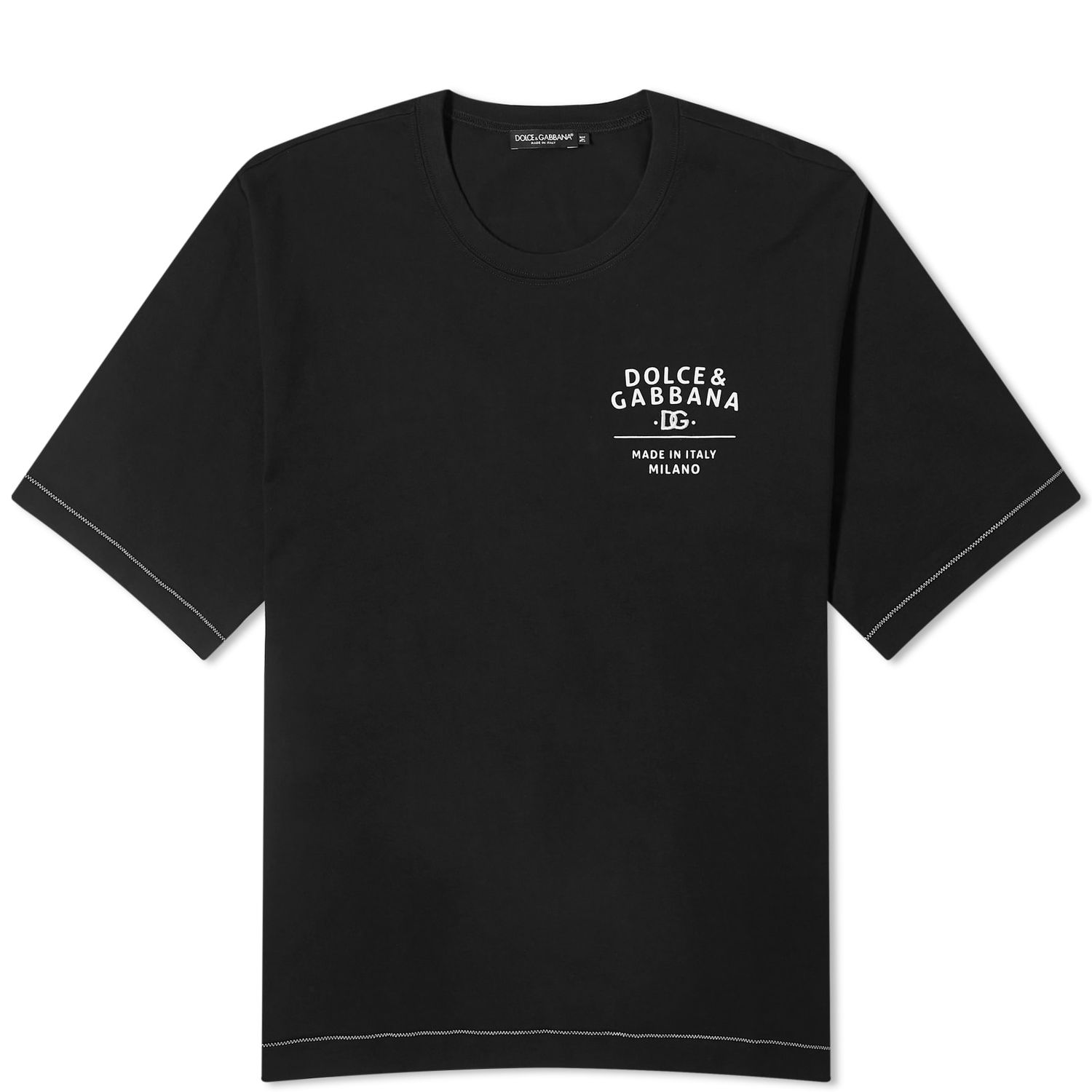 T-shirt Dolce & Gabbana Made in Milano T-Shirt Sort | G8PB8ZG7L3Y-N0000, 0
