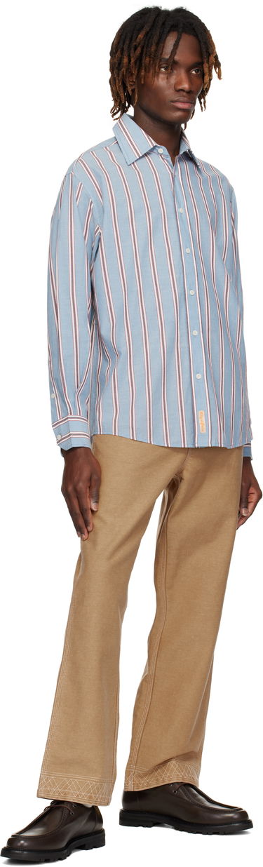 Skjorte Bode Bode Regatta Stripe Shirt Blå | MRS25SH026, 3