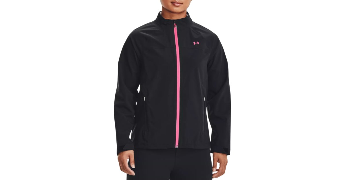 Vindjakke Under Armour Jacket Stormproof Sort | 1371590-001, 1