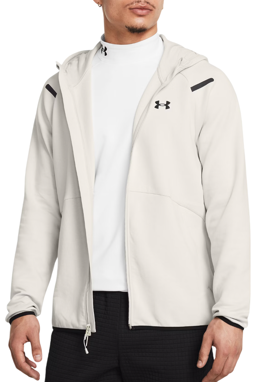 Sweatshirt Under Armour Unstoppable Flc Hoodie Hvid | 1389352-110