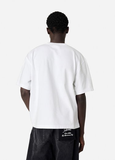 T-shirt AXEL ARIGATO Distort Graphic Print T-Shirt Hvid | A3118001, 3
