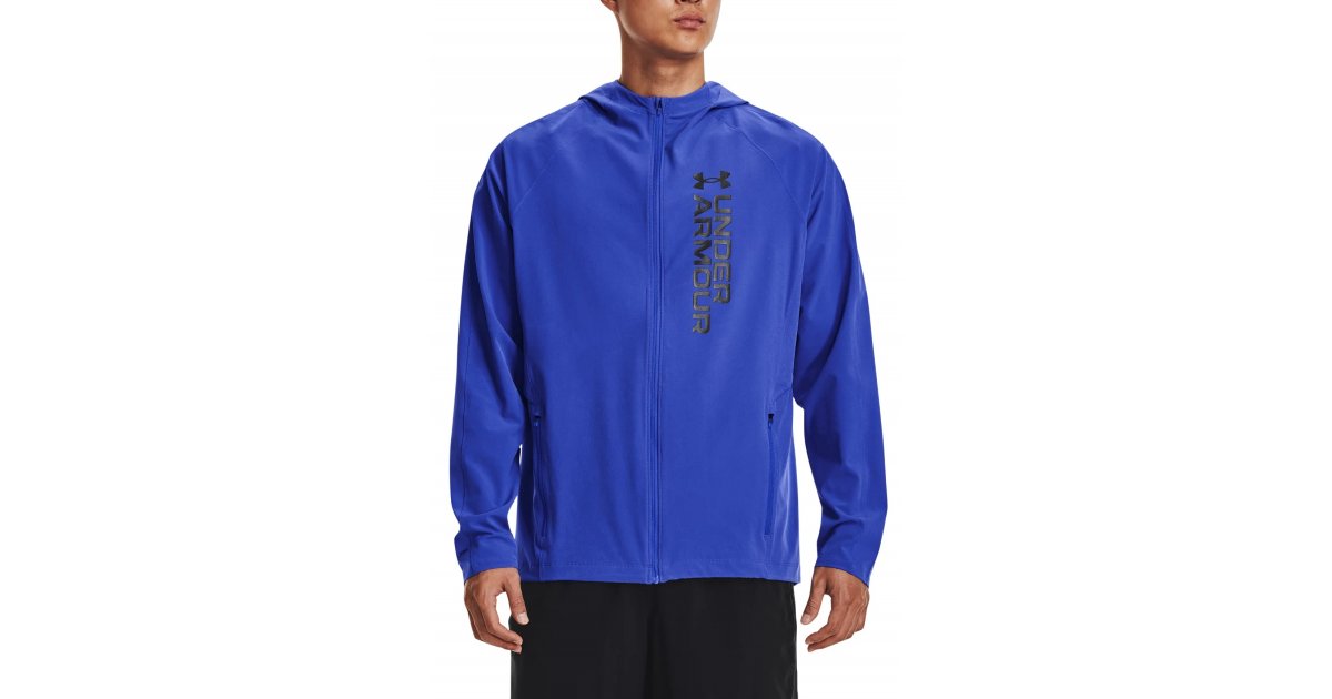 Vindjakke Under Armour Jacket OutRun the Storm Blå | 1361502-486, 1