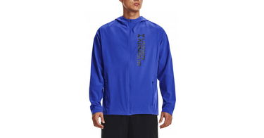 Vindjakke Under Armour Jacket OutRun the Storm Blå | 1361502-486, 1