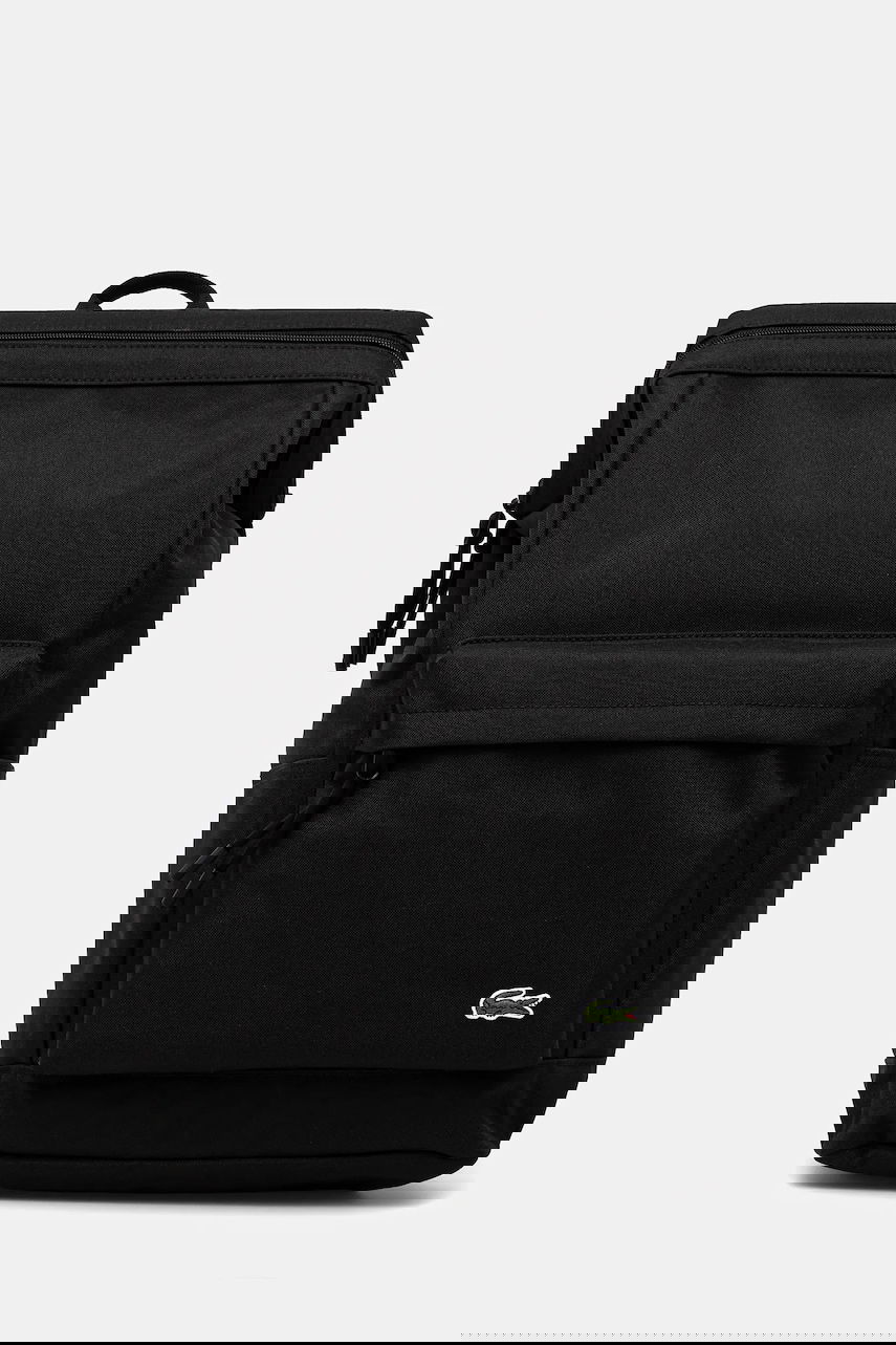 Rygsæk Lacoste Lacoste Smooth Backpack Sort | NU4598NE, 0