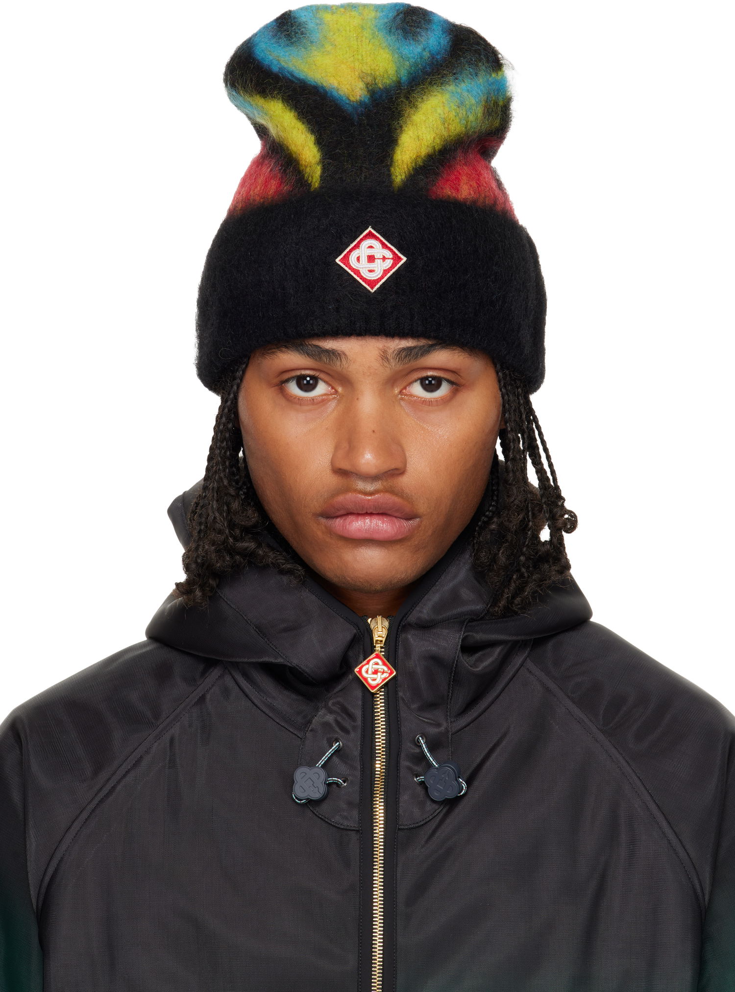 Beanie Casablanca Fluffy Flame Beanie Flerfarvet | A-AW25-HAT-100-01, 0