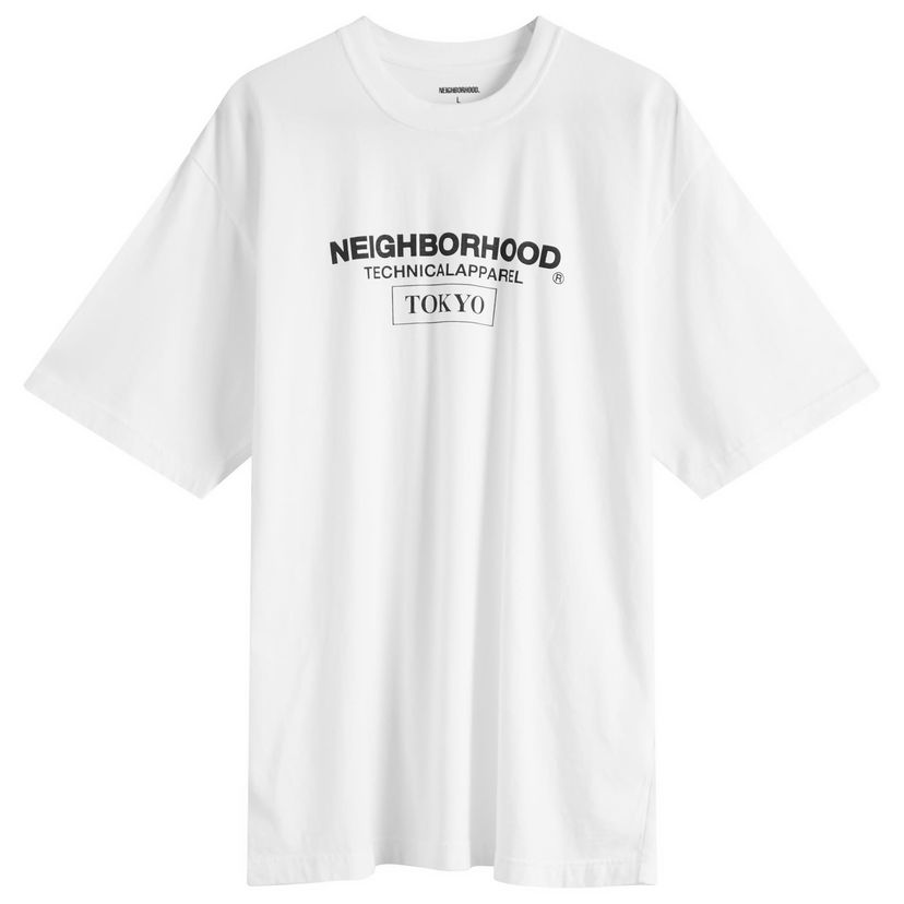 T-shirt Neighborhood Technical Apparel T-Shirt, Size Large Hvid | 251PCNH-ST16-WHT