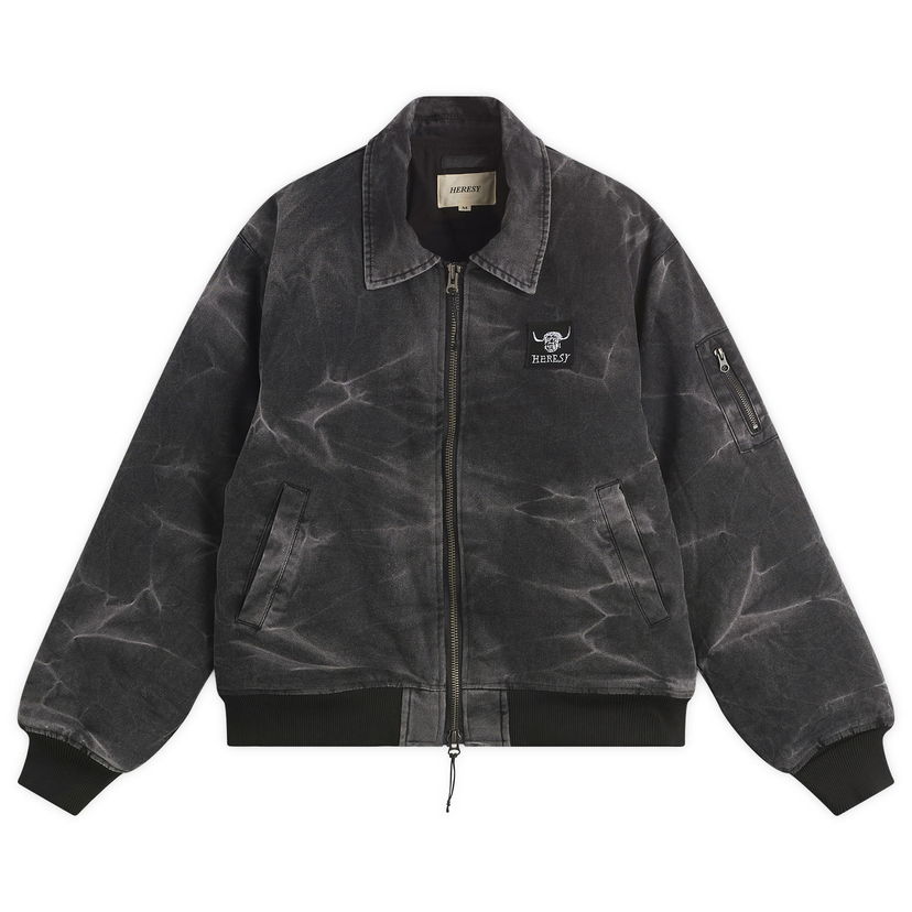 Bomberjakke Heresy Ooser Bomber Jacket Sort | HAW25-O10