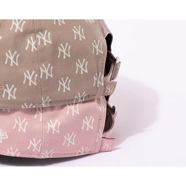 Kasket New Era 9FORTY MLB Monogram New York Yankees Pale Rose Lyserød | 60434993, 3