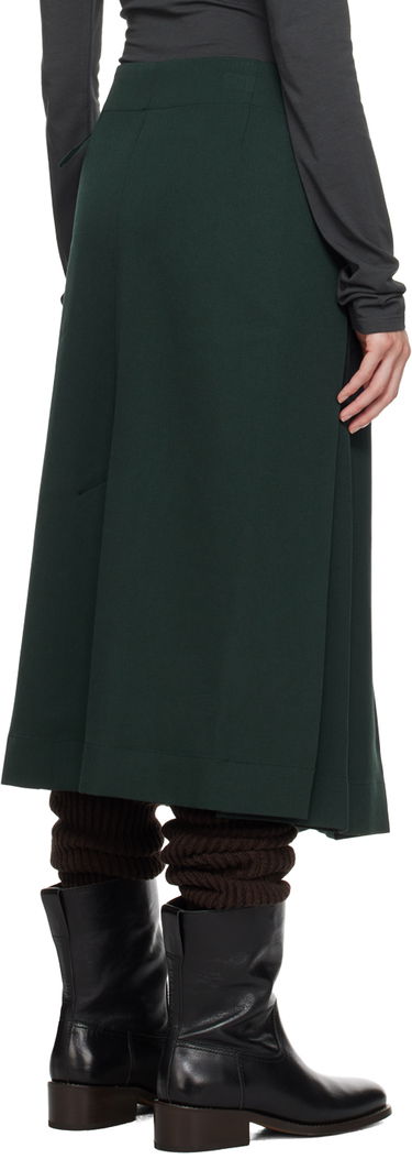 Nederdel LEMAIRE Lemaire Pleated Wrap Midi Skirt Grøn | SK1016 LF1123, 2