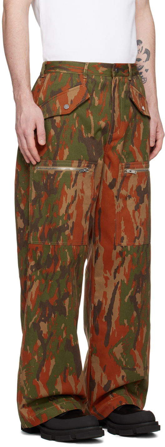 Cargo bukser Dion Lee Dion Lee Camouflage Cargo Pants Flerfarvet | C2115R23, 1