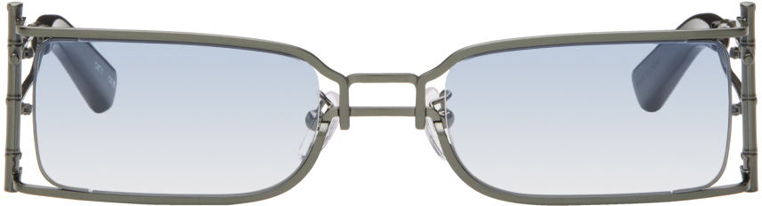 Solbriller Feng Chen Wang Feng Chen Wang Bamboo Sunglasses Grå | SSE-WS01-002, 0